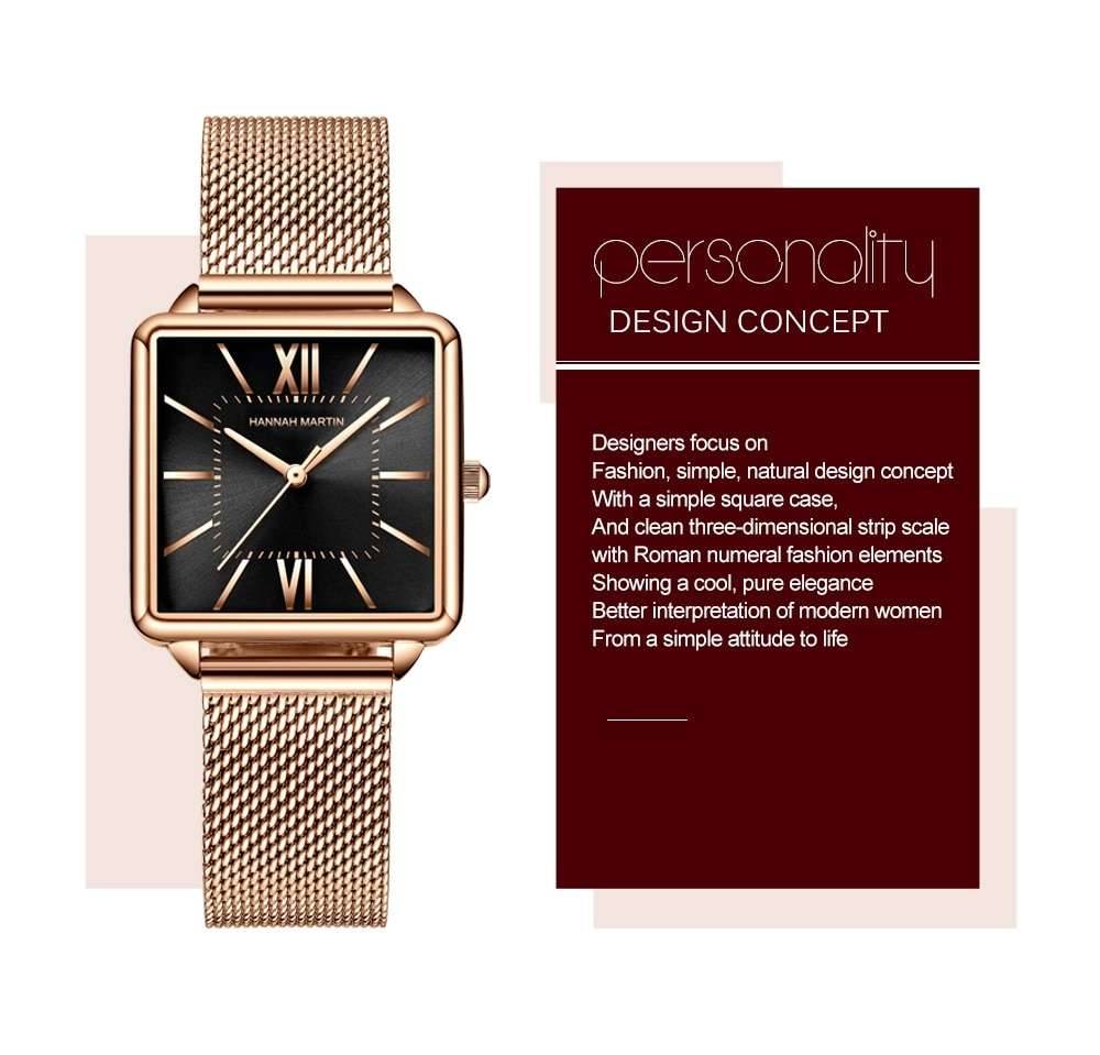 Japan Quartz Movement Green Dial Roman Square Watches Case Stanless Steel Fashion Wristwatch Ladies Rose Gold Watches For Women Japan Quartz Movement Green Dial Roman Square Watches Case Stanless Steel Fashion Wristwatch Ladies Rose Gold Watches For Women