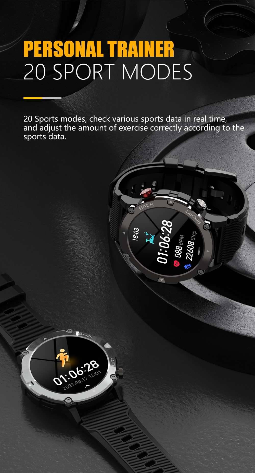 MELANDA 2022 Smart Watch Men Bluetooth Call Waterproof Multi-Sport Fitness Tracker Heart Rate Monitor Smartwatch For Android IOS Sports & Smartwatches 