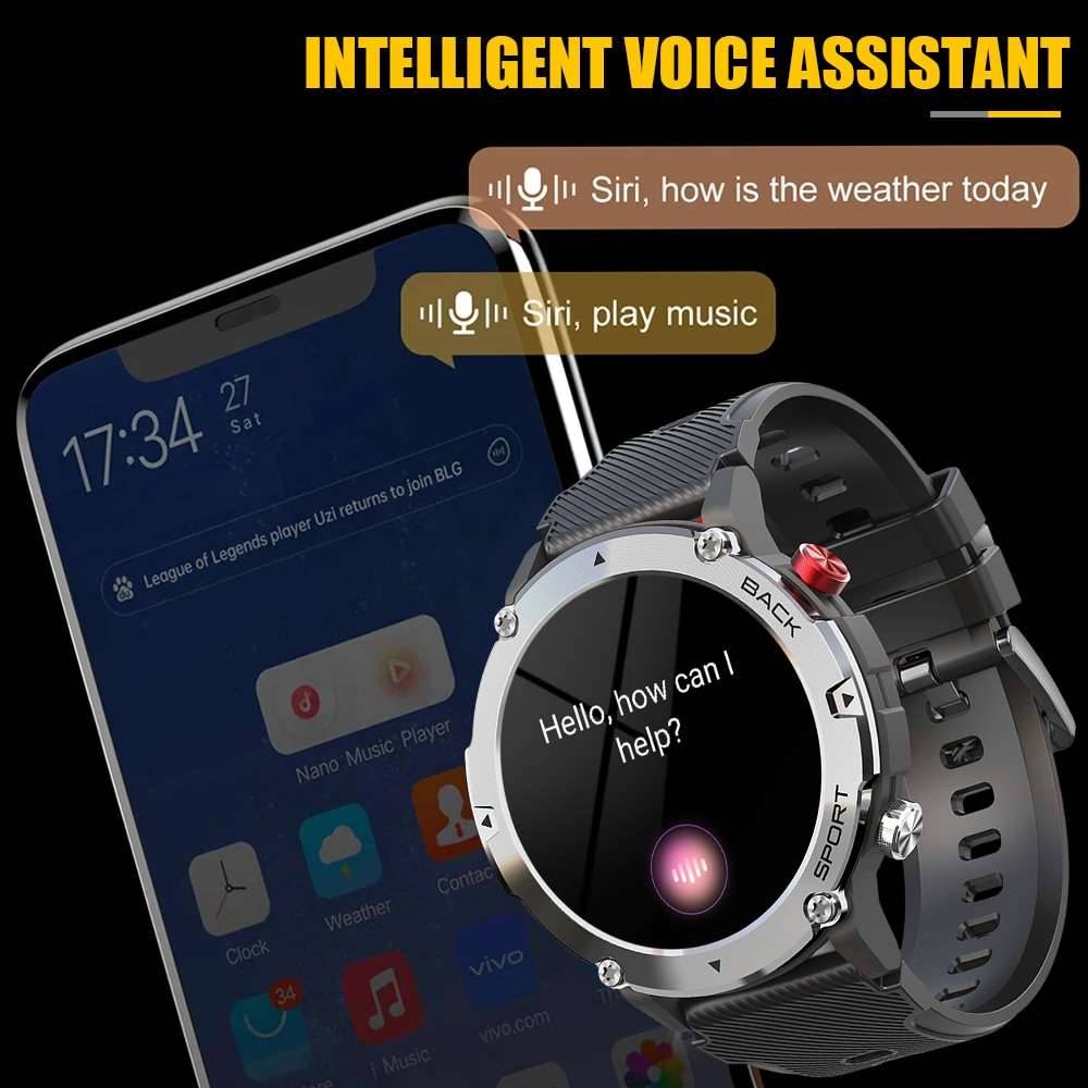 MELANDA 2022 Smart Watch Men Bluetooth Call Waterproof Multi-Sport Fitness Tracker Heart Rate Monitor Smartwatch For Android IOS 