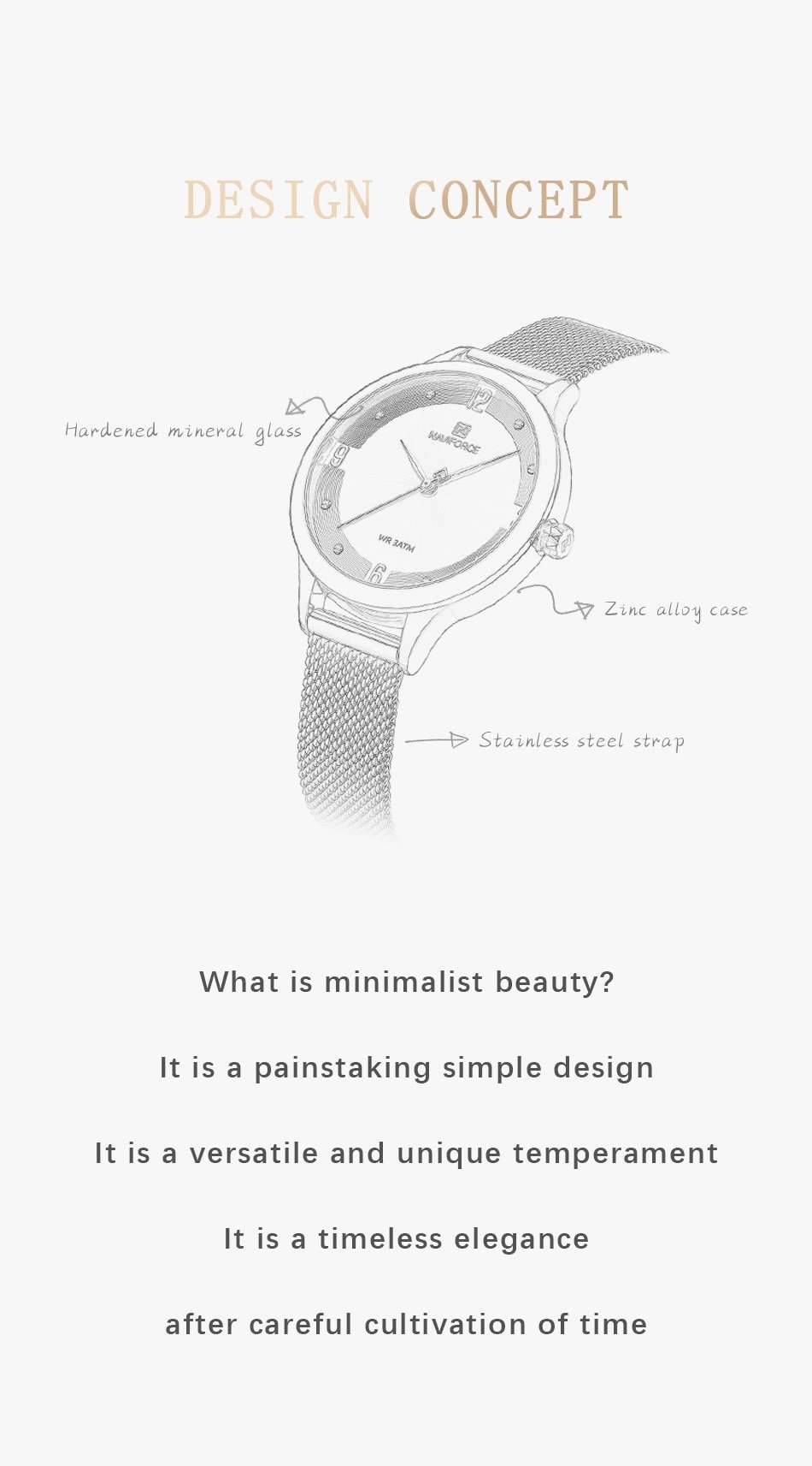 NAVIFORCE Women Watches New Fashion Luxury Brand Women's Watch Stainless Strap Quartz Wrist Watch For Female Relogio Feminino NAVIFORCE Women Watches New Fashion Luxury Brand Women's Watch Stainless Strap Quartz Wrist Watch For Female Relogio Feminino