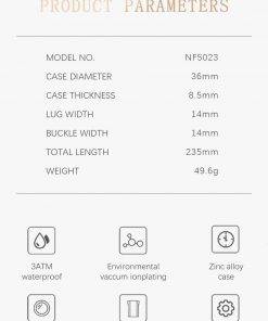 NAVIFORCE Women Watches New Fashion Luxury Brand Women's Watch Stainless Strap Quartz Wrist Watch For Female Relogio Feminino Women Quartz Watches