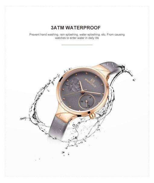 NAVIFORCE Women Watches Top Brand Luxury Fashion Female Quartz Wrist Watch Ladies Leather Waterproof Clock Girl Relogio Feminino Women Quartz Watches