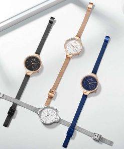 NAVIFORCE Women Watches Top Luxury Brand Fashion Steel Quartz Watch Ladies Waterproof Flower Girl Clock relogio feminino Women Quartz Watches 