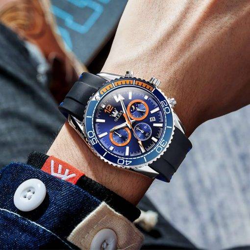 OLEVS 9916 Quartz Elegant Sport Watch Men Sports & Smartwatches