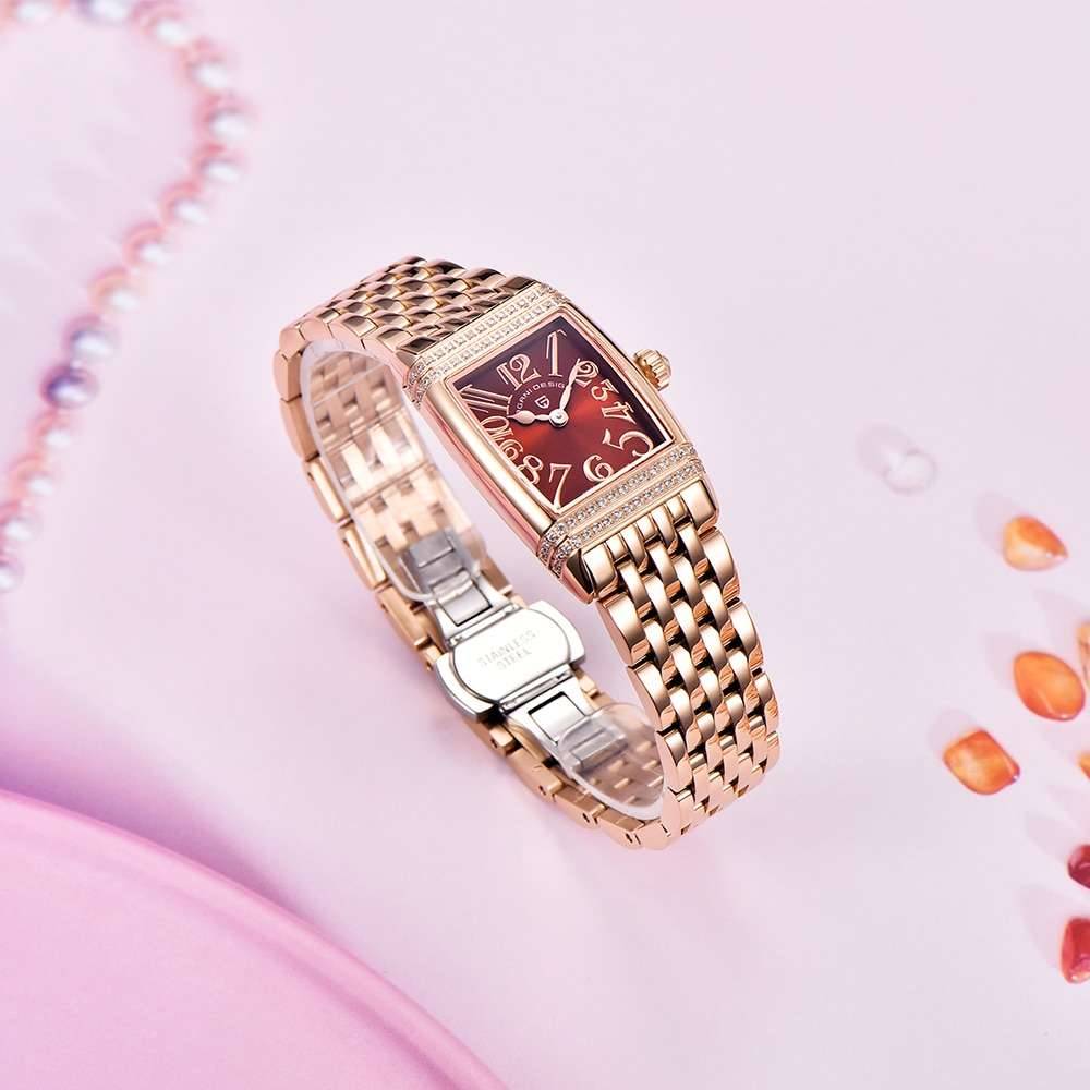 PAGANI DESIGN New 22mm Women Quartz Watches Luxury Sapphire Glass Leisure Watch 50M Waterproof Stainless steel Watch for Women