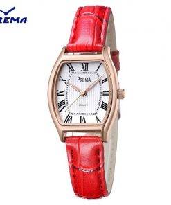 PREMA Women Watches Ladies Brand Fashion Wristwatch Female Casual Quartz Leather Clock 2021 Dropshipping Women Quartz Watches 