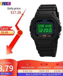 SKMEI Multifunctional Digital Sport Watch Men 2 Time Count Down Mens Wristwatches Fashion Retro Male Watches reloj hombre 1628 Men Sports & Smartwatches