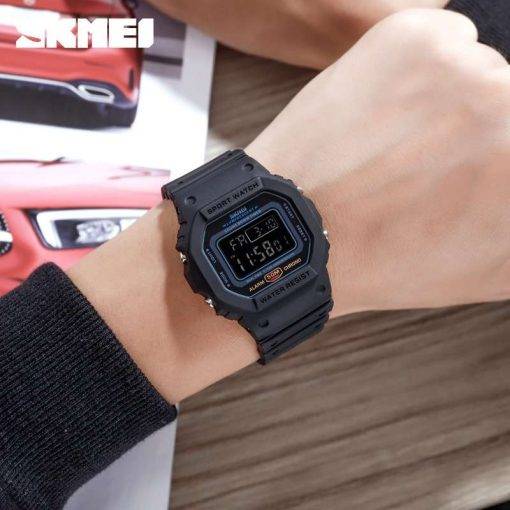 SKMEI Multifunctional Digital Sport Watch Men 2 Time Count Down Mens Wristwatches Fashion Retro Male Watches reloj hombre 1628 Men Sports & Smartwatches