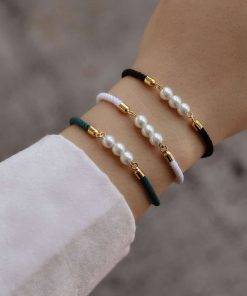 2022 New Fashion Round Bead Women Bracelet Trendy Multicolor Adjustable Rope Charm Bracelet For Women Jewelry Gift Women Bracelets