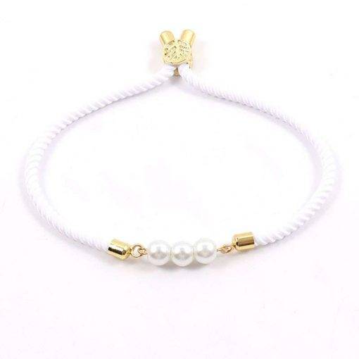 2022 New Fashion Round Bead Women Bracelet Trendy Multicolor Adjustable Rope Charm Bracelet For Women Jewelry Gift Women Bracelets