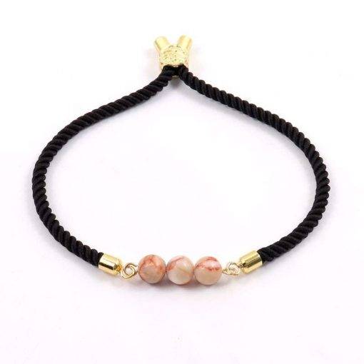 2022 New Fashion Round Bead Women Bracelet Trendy Multicolor Adjustable Rope Charm Bracelet For Women Jewelry Gift Women Bracelets