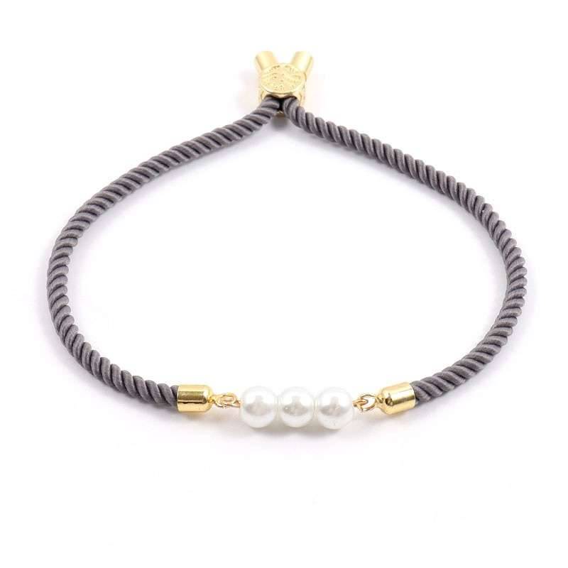 2022 New Fashion Round Bead Women Bracelet Trendy Multicolor Adjustable Rope Charm Bracelet For Women Jewelry Gift