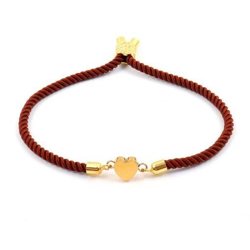 2023 Classic Heart Women Bracelet Fashion Romantic Handmade Adjustable 3mm Multicolor Milan Rope Bracelet For Women Jewelry Gift Women Bracelets