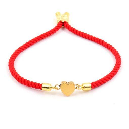 2023 Classic Heart Women Bracelet Fashion Romantic Handmade Adjustable 3mm Multicolor Milan Rope Bracelet For Women Jewelry Gift Women Bracelets