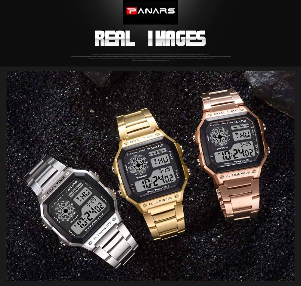 SYNOKE Men's Sports Watches Business Stainless Steel Digital Watch Men Military Wristwatch 5ATM Waterproof montre sport homme SYNOKE Men's Sports Watches Business Stainless Steel Digital Watch Men Military Wristwatch 5ATM Waterproof montre sport homme