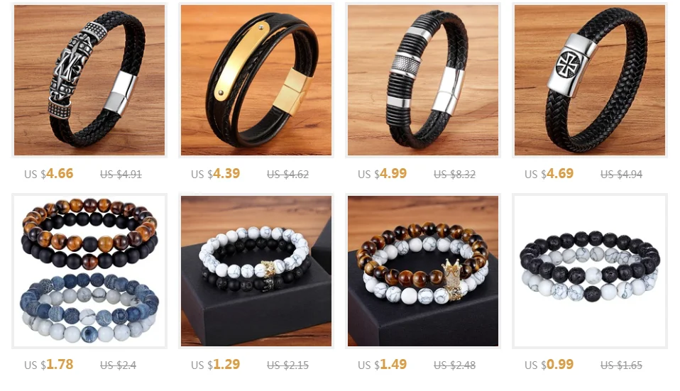 XQNI Multi-layer Leather Feather Shape Accessories Men's Bracelet Stainless Steel Leather Bracelet For Special Birthday Present XQNI Multi-layer Leather Feather Shape Accessories Men's Bracelet Stainless Steel Leather Bracelet For Special Birthday Present