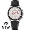 PAGANI DESIGN PD1701: Luxury Quartz Chronograph Watch for Men with AR Sapphire Glass and 100M Waterproofing