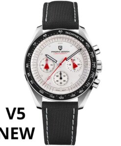 PAGANI DESIGN PD1701: Luxury Quartz Chronograph Watch for Men with AR Sapphire Glass and 100M Waterproofing