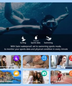 C20 Military Smart Watch Men Carbon Black Ultra Army Outdoor IP68 5ATM Waterproof Heart Rate Blood Oxygen Satm Smartwatch 2023 Men Sports & Smartwatches 