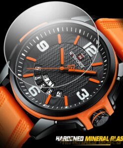NAVIFORCE Creative TPU Strap Male Wristwatch Fashion Sports 3ATM Waterproof Quartz Day and Date Display Men Watches Reloj Hombre Men Quartz Watches 