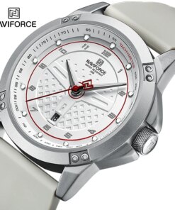 NAVIFORCE Original Watches for Men Silicone Band Military Sports Waterproof Man Clock Shockproof Quartz Calendar Male wristwatch Men Quartz Watches 