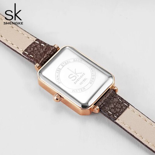 Shengke Fashion Brand Woman Watches Orginal Design Laides Quartz Wristwatches Elegant Women’s Clock Luxury SK Relogio Feminino Women Quartz Watches