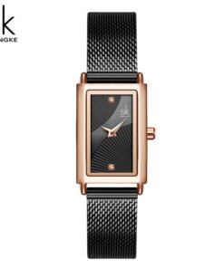 Shengke Women Watches Fashion Geneva Design Ladies Watch Luxury Brand Rectangle Quartz Wristwatches Luxury Gifts For Women Clock Women Quartz Watches 