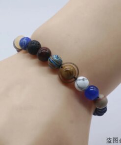 Universe Solar System Bracelet Women Natural Stone Eight Planets Bracelet Men Best Friends Gift For Him Gift For Her MY8 Men Bracelets 