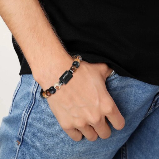 12 Zodiac Bracelets Natural Stone Cancer Virgo Leo Libra Bracelet Couples Friendship Gifts Bracelets Jewelry pulsera hombre Bracelets Bracelets