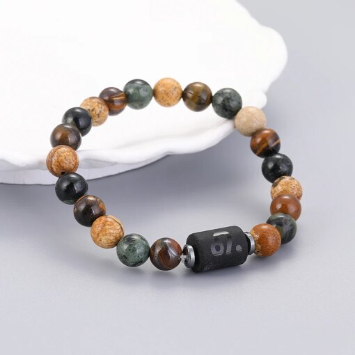 12 Zodiac Bracelets Natural Stone Cancer Virgo Leo Libra Bracelet Couples Friendship Gifts Bracelets Jewelry pulsera hombre Bracelets Bracelets