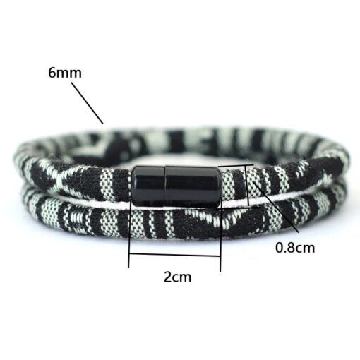 New In Men Bohemia Rope Bracelet Attract Magentic Braclet Adventure Survival Braslet Pulseras Hilo Hombre Beach Surf Brazalete Bracelets Bracelets