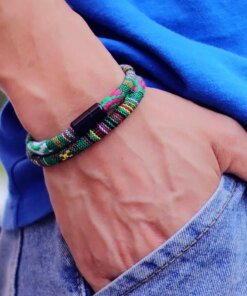 New In Men Bohemia Rope Bracelet Attract Magentic Braclet Adventure Survival Braslet Pulseras Hilo Hombre Beach Surf Brazalete Bracelets Bracelets 
