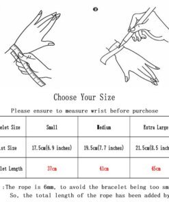 New In Men Bohemia Rope Bracelet Attract Magentic Braclet Adventure Survival Braslet Pulseras Hilo Hombre Beach Surf Brazalete Bracelets Bracelets 