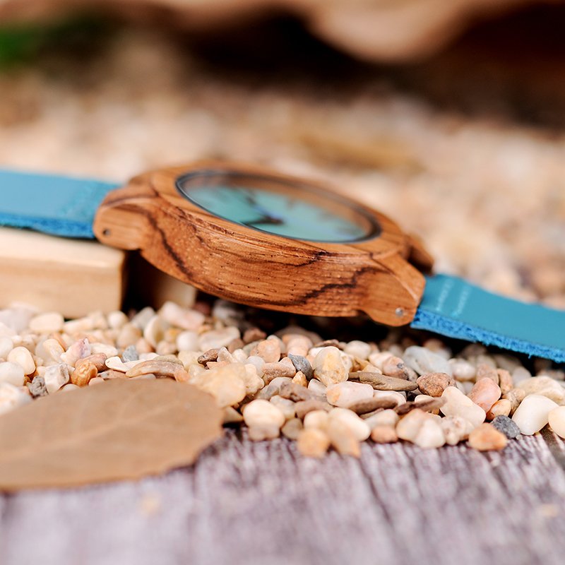 Unisex Zebra Wooden Watch