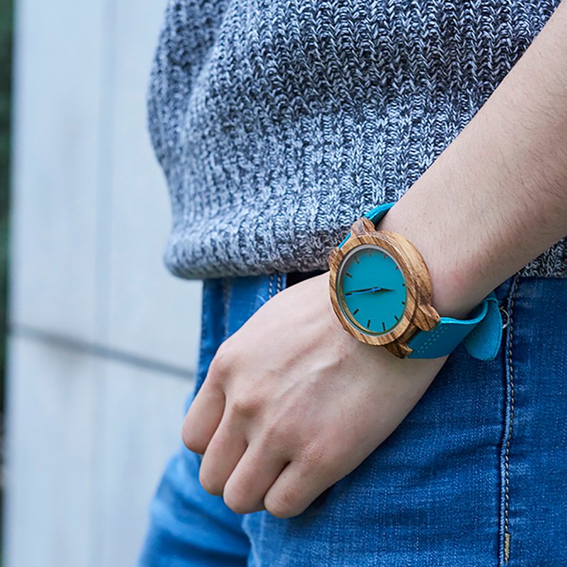 Unisex Zebra Wooden Watch