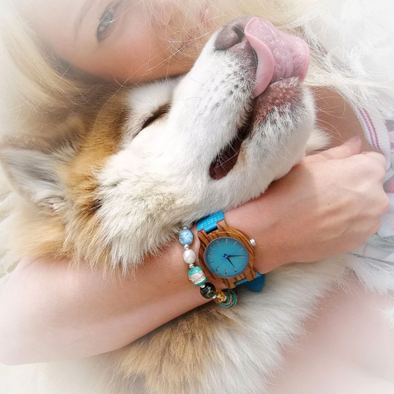 Unisex Zebra Wooden Watch