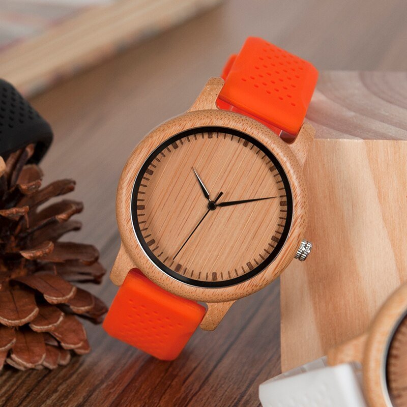 Women's Round Shaped Mechanical Silicone Watch Women's Round Shaped Mechanical Silicone Watch