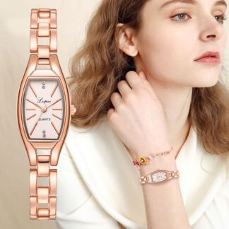 Chain Link Quartz Bracelet Watch