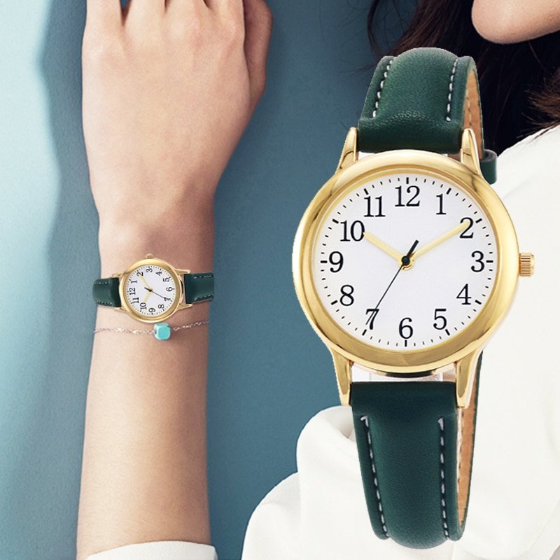 Minimalist Quartz Watch — Soft Leather Strap - Image 5