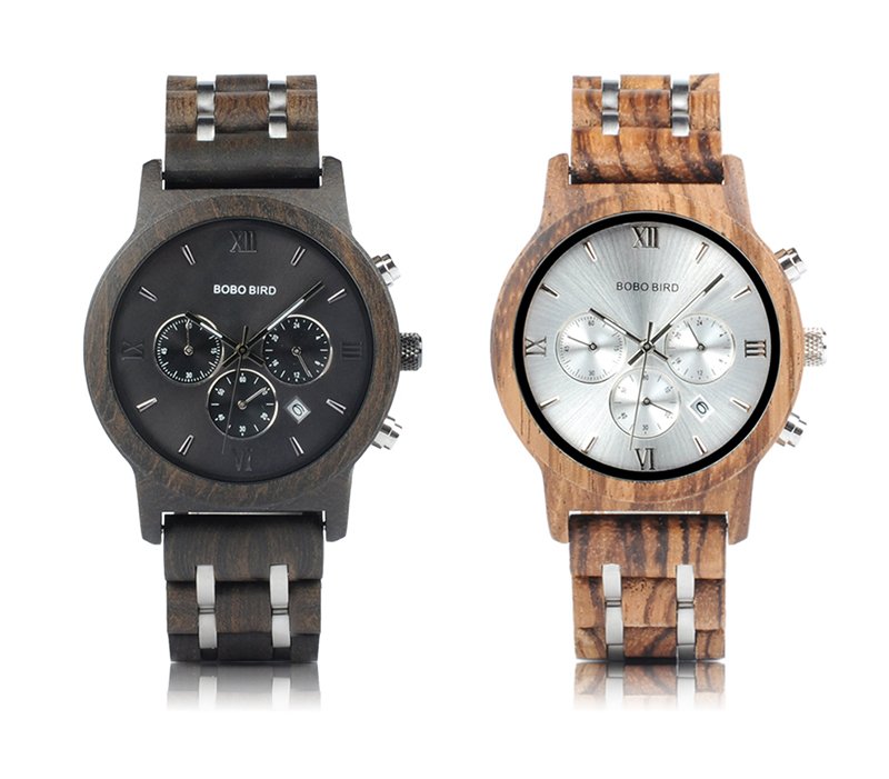 Vintage Style Round Wooden Men's Quartz Watch Vintage Style Round Wooden Men's Quartz Watch